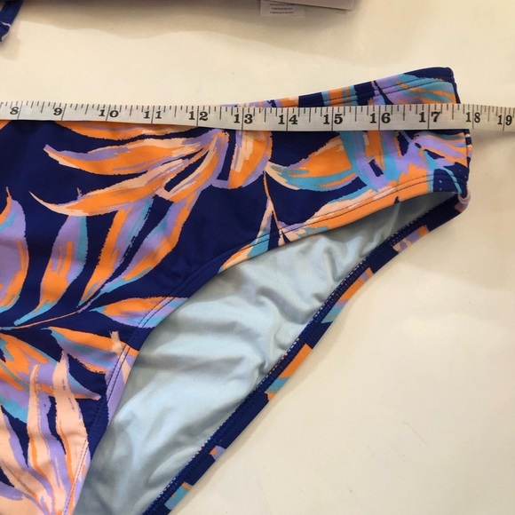 Cupshe Release Happiness Tropical Print Lace-Back Bikini Set Size XL - Picture 11 of 13